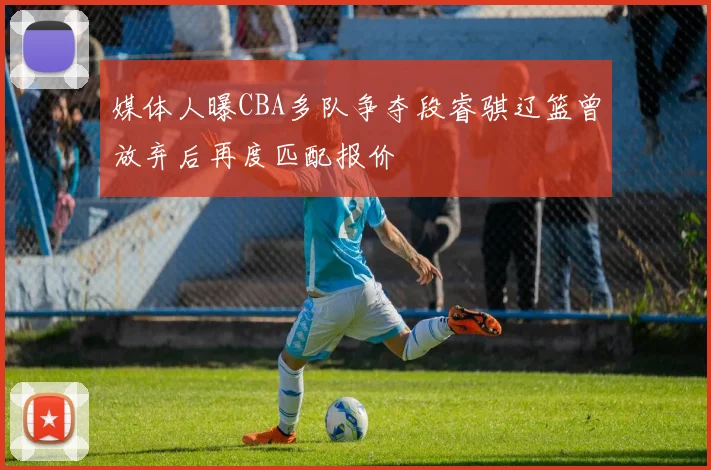 媒体人曝CBA多队争夺段睿骐辽篮曾放弃后再度匹配报价